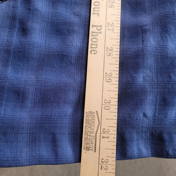 Eddie Bauer Men's Plaid Short Sleeve Button Up Shirt Lot Of 2 Size XL Tall - Picture 7 of 15